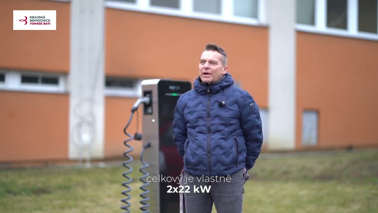 Implementace dobíjecí infrastruktury v Krajské nemocnici Tomáše Bati ve Zlíně