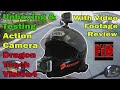 Dragon touch vision4 action camera unboxing and testing  with footage review and comparison