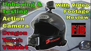 Dragon Touch Vision4 action camera unboxing and testing - with video footage review and comparison screenshot 4