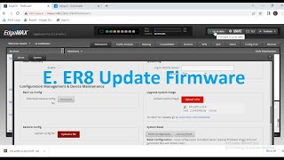 E  Ubiquiti ER8 Update Firmware