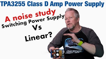 Linear vs Switching Power Supply Noise in Class D Amplifier TPA3255 #SMPSvsLinear #LinearvsSMPS