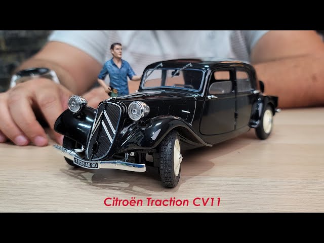 Citroën Traction CV11- Solido 1:18 unboxing - YouTube