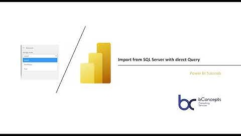 Power BI - How to import from SQL Server on-permisses with Direct Query