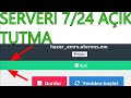 ATERNOSTA BOT BASARAK SERVERİ SÜREKLİ AÇIK TUTMA YÖNTEMİ 2024!!!