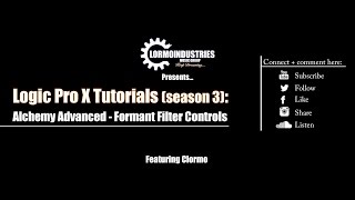 Alchemy Formant Filter Controls (Logic Pro Tutorial)