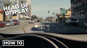 How to use the Head Up Display in the 2022 Infiniti QX55