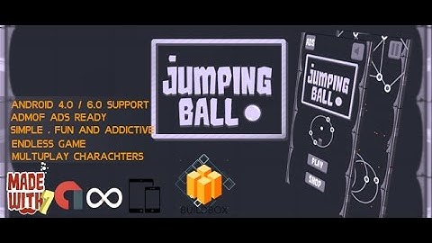 Jumping Buildbox Ball Game Template | MW7