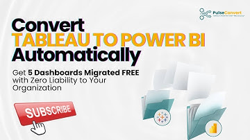 Tableau to Power BI Migration Tool - Full Demo of Pulse Convert (Microsoft Certified)