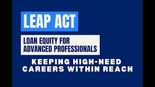 Congressman Kennedy Introduces The Leap Act