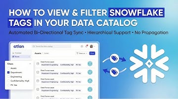 How to View & Filter Snowflake Tags in Your Data Catalog [2026]