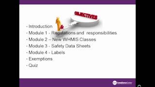Workplace Hazardous Materials Information System - WHMIS 2015 Online Course Preview