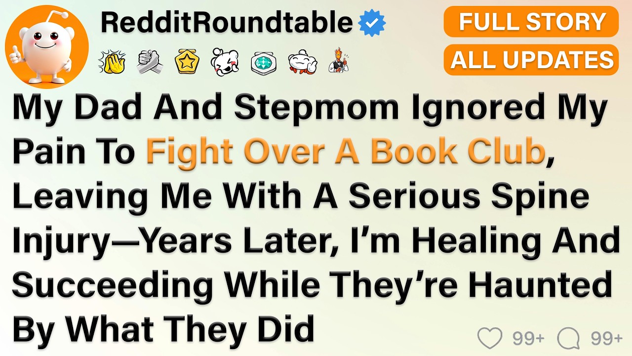While My Dad And Stepmom Argued Over A Book Club, I Cried In Pain—Minutes Later My Spine Was...