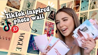 DIY "tiktok inspired" photo wall *aesthetic*🖤 screenshot 5