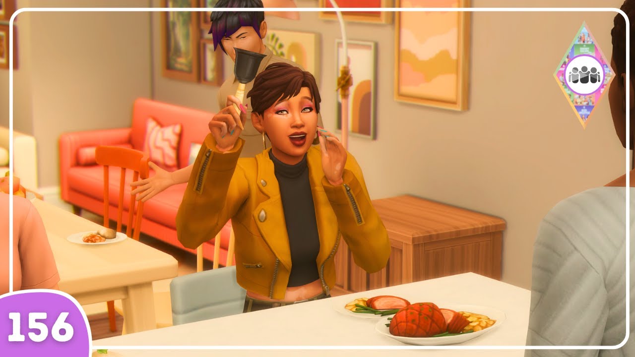 Мои симы устроили БОЛЬШУЮ вечеринку в честь Дня благодарения! - Задание "Наследие дополнения" № 156