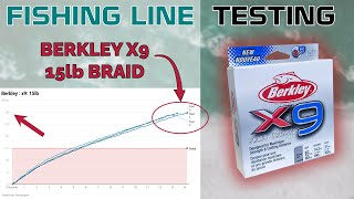 Berkley x9 15lb Braid - Line Laboratory