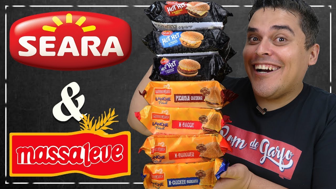 Hambúrguer Congelado SEARA & MASSA LEVE - Pronto em 1 Minuto e Meio!