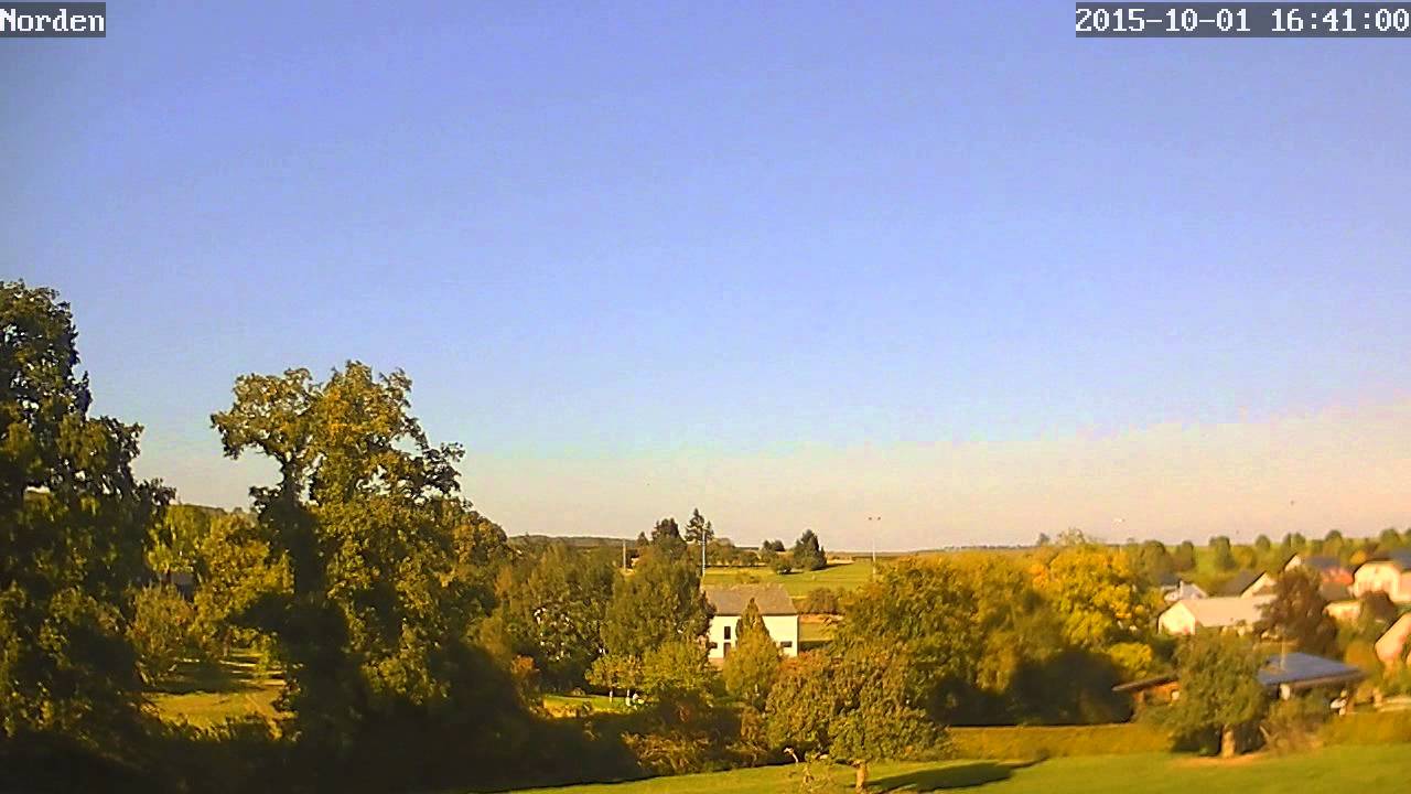 Christnach webcam 2015 week 40 north view - YouTube