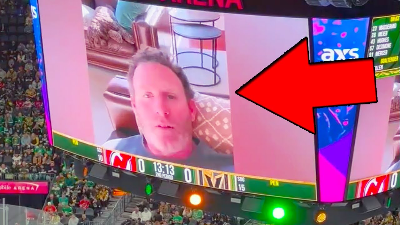 Ryan Whitney TROLLS the Vegas Golden Knights on Jumbo Tron Cap Space (FULL CLIP) NHL Funny Moments