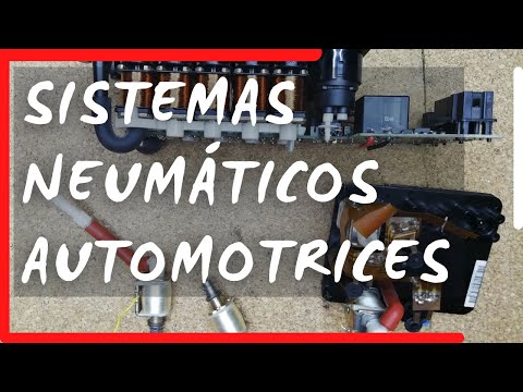 PNEUMATICS 💨 basic; applications in the AUTOMOBILE. Pumps, Sensors, Actuators ...