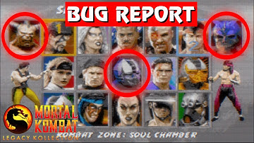 Mortal Kombat Legacy Kollection Bug Report - MK3 Genesis No Smoke or Bosses