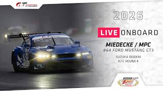 LIVE ONBOARD | Race | #64 Miedecke/MPC Ford Mustang GT3 | Suzuka