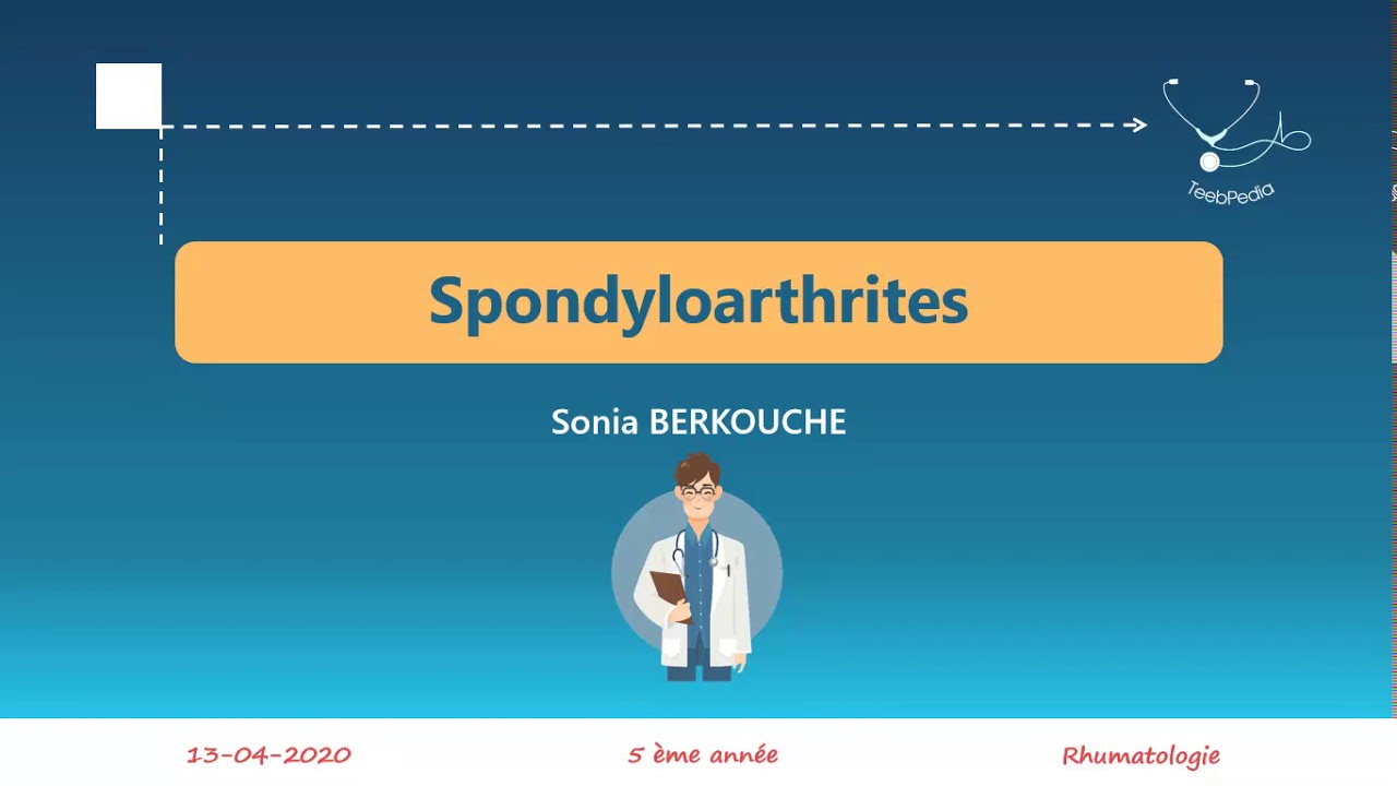 #Fahemni : Les spondyloarthrites