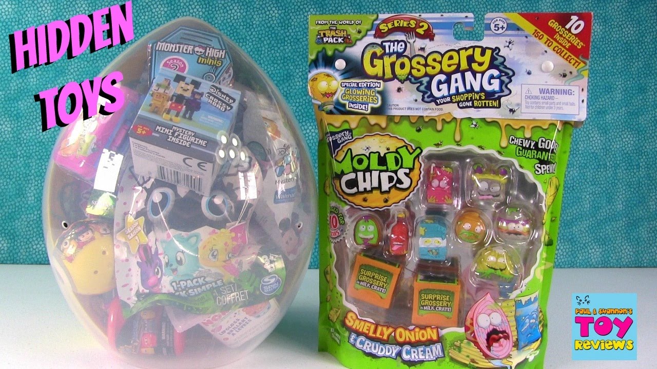kawaii emoticons Minions Mineez Giant Surprise Egg #30 Disney Num Noms Toy Review Opening | PSToyReviews