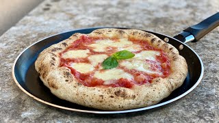 Best PIZZA recipe Without Oven 🍕 Real Italian PIZZA homemade cooked in a Pan 😋 Pizza Dough + Sauce screenshot 4