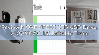 Review MOVE SPEED 1TB USB Drive, 2100MB/s TLC Reliable Transfer Portable SSD with USB 3.2 Gen2x2 + T