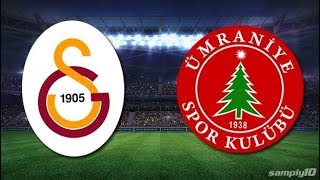 Galatasaray 4-0 Ümraniyespor hazırlık maçı özeti ve golleri