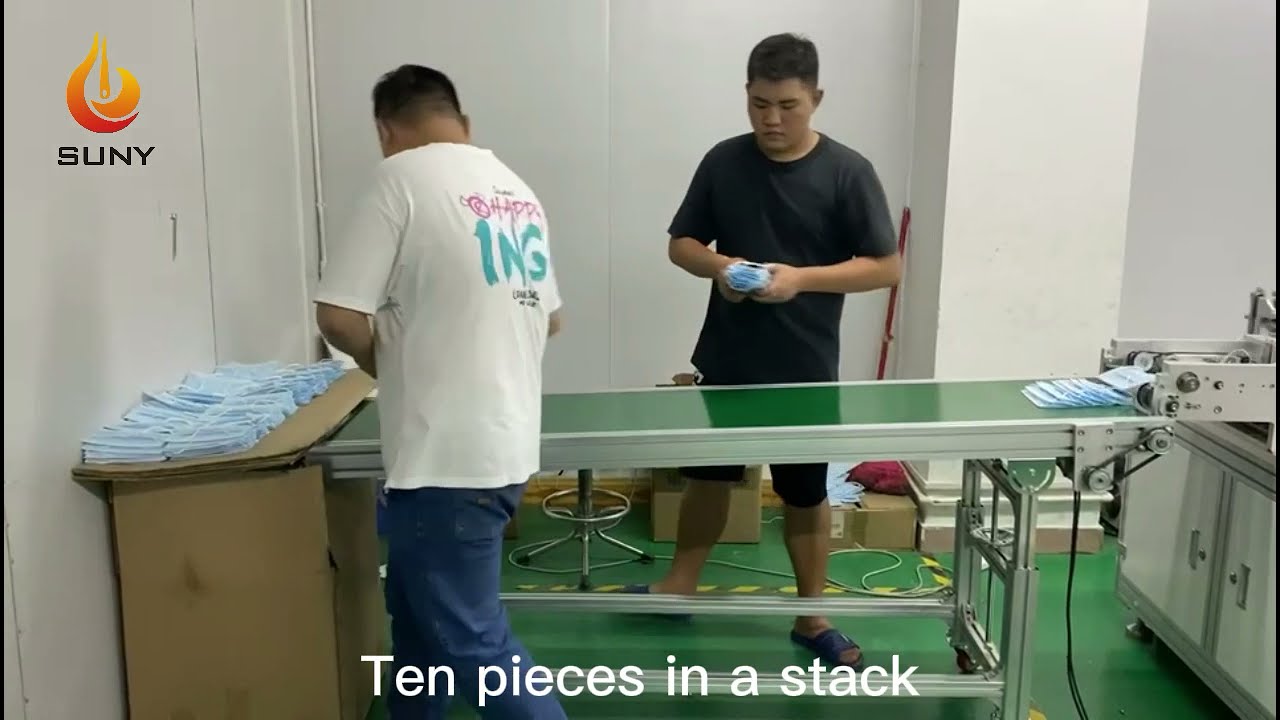 Butterfly types mask machine for flat mask