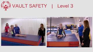 Special Olympics Men's Artistic Gymnastics Level 3 Vault and Vault Safety