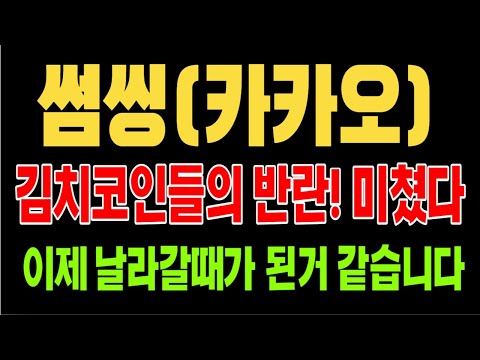   썸씽코인 노래방 카카오 코인전망 비트코인 이더리움 도지코인