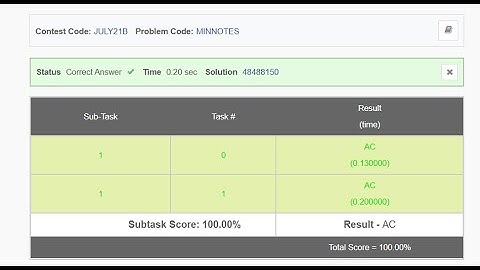 Optimal Denomination Codechef July Challenge 2021