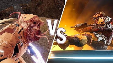 Halo Infinite Flood Infected Spartan Vs Halo 2 Anniversary