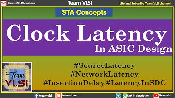 Kloklatentie in VLSI | Bronlatentie | Netwerklatentie | Invoegvertraging