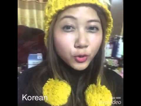 Jessi Yun singing in 5 languages | Khmer English Chinese Korean Thai