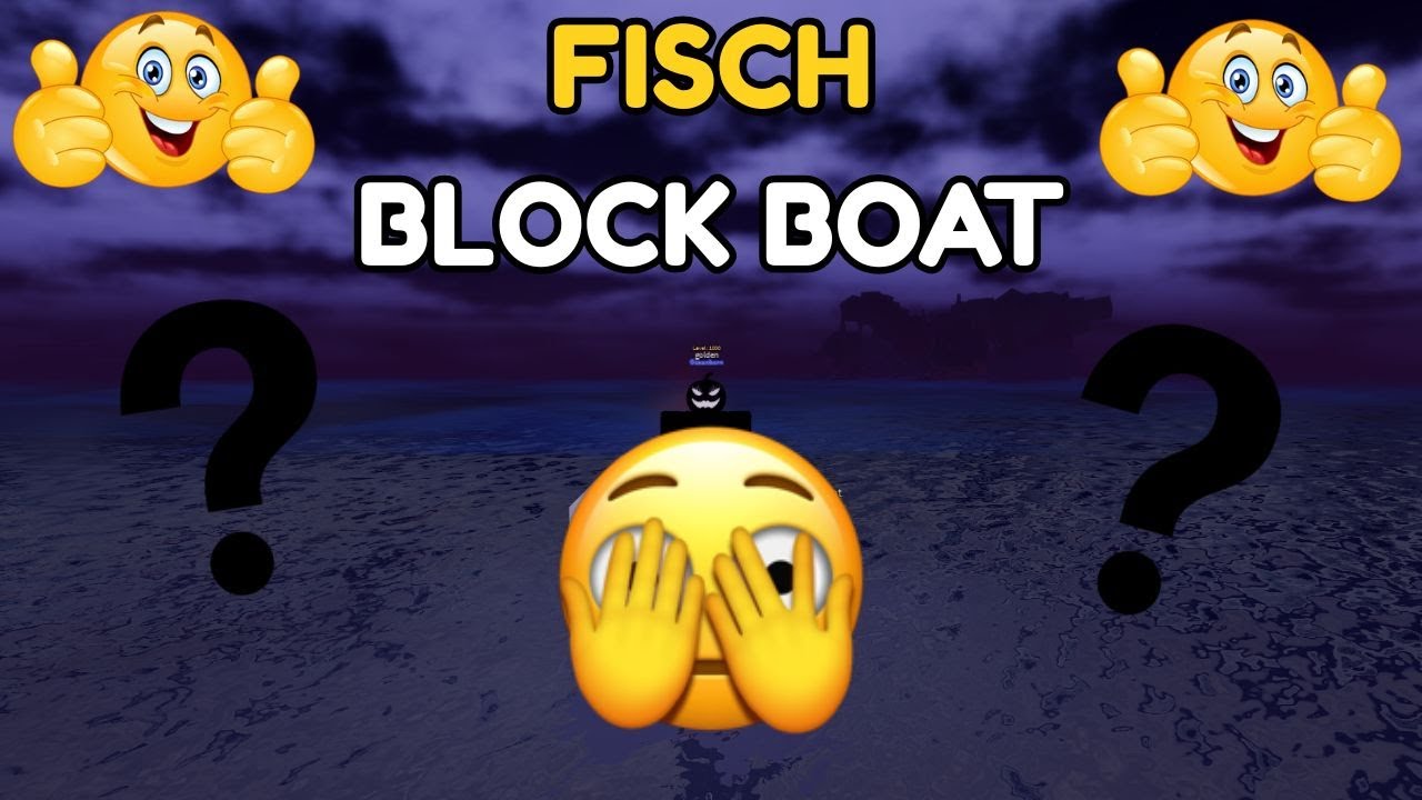 Block Boat - FISCH - ROBLOX! - YouTube