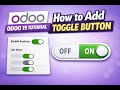 Odoo 19 Tutorial | How to Add Toggle Button || Part 44