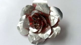 How To Create Recycled Metal Rose - DIY Crafts Tutorial - Guidecentral screenshot 1