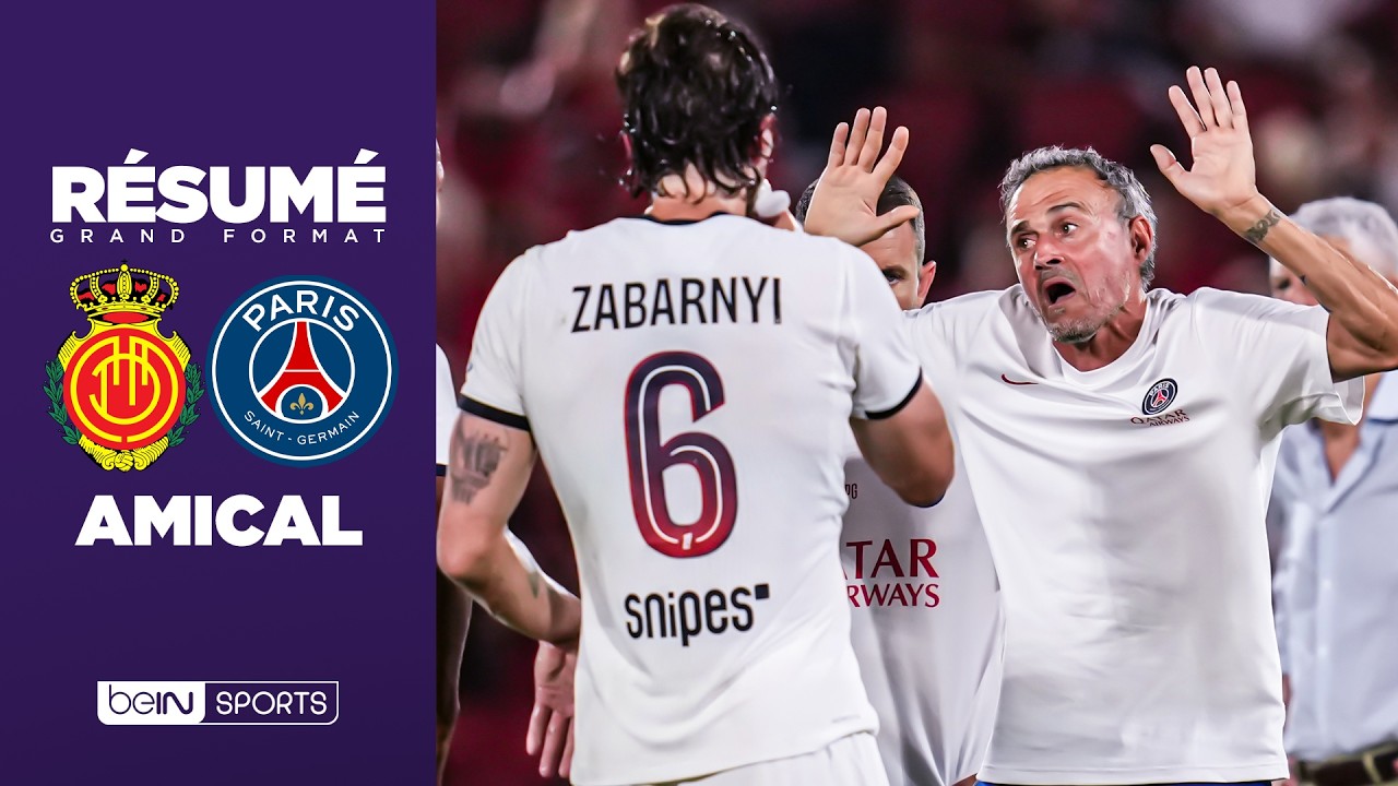 Résumé : 3-0, le PSG corrigé par Majorque pour sa reprise