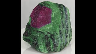 582g Ruby in Zoisite Mineral Specimen from Tanzania