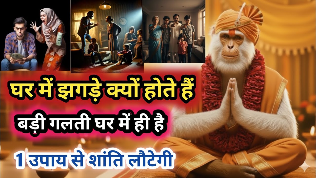 घर 🏠में झगड़े क्यूँ बढ़ते हैं? क्यों नहीं रहती घर में शांति? जानिए असली वजहें 🙏✨