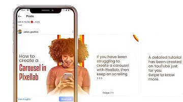 How to create a seamless Instagram carousel with Pixellab // Instagram carousel design with Android