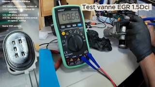 Contrôle Vanne EGR , moteur 1.5Dci 106cv sur Renault Scenic 2