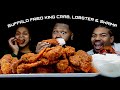 BUFFALO FRIED SEAFOOD BOIL + BUFFALO KING CRABS, BUFFALO LOBSTER, & SHRIMP