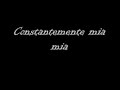 constantemente mia Il volo (letra)