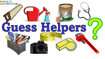 Quiz I Guess the Community helpers | Helpers guessing game I People who help us I  Helpers for kids