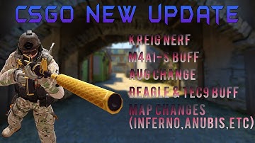 CSGO New Update - Kreig Nerf, Deagle Buff, Map Changes & More (Hindi)