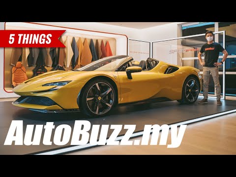 Ferrari SF90 Spider 1,000hp drop-top hybrid, 5 Things - AutoBuzz.my